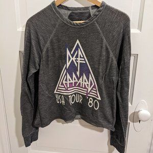 Def Leppard graphic long-sleeve